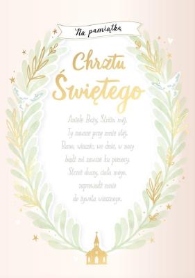 Opakowanie Karnet Chrzest