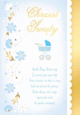 Opakowanie Karnet Chrzest