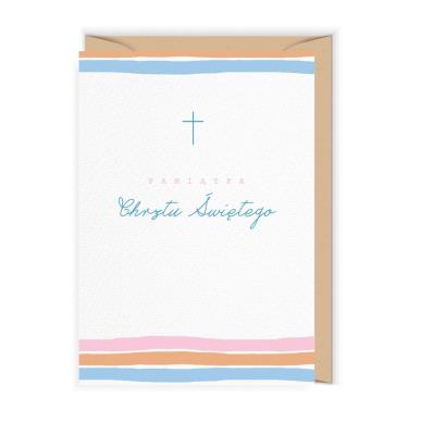 Opakowanie Karnet Chrzest