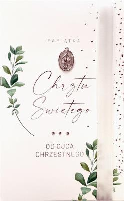 Opakowanie Karnet Chrzest Ojciec chrzestny LUX-62