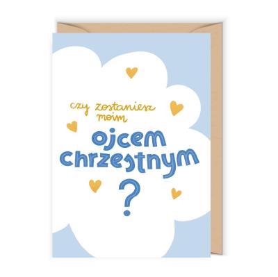 Opakowanie Karnet Chrzest - Rodzice Chrzestni