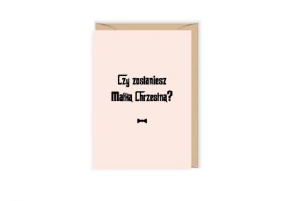 Opakowanie Karnet Chrzest - Rodzice Chrzestni