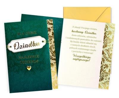 Opakowanie Karnet Dziadek