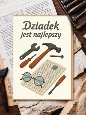 Opakowanie Karnet Dzień Dziadka