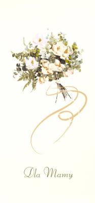 Opakowanie Karnet Dzień Matki DL M05 - Bukiet kwiatów