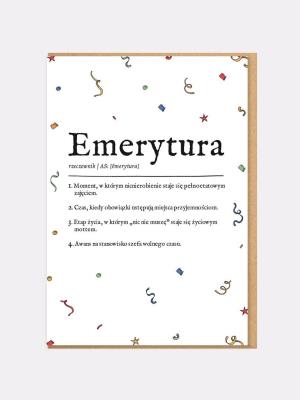 Opakowanie Karnet Emerytura