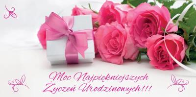 Opakowanie Karnet Flowers Urodziny wzór nr 7