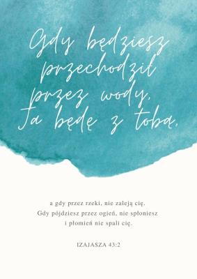 Opakowanie Karnet - Gdy będziesz przechodził