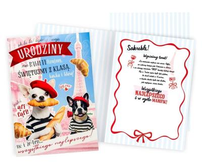 Opakowanie Karnet Gigant Urodziny