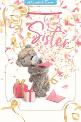 Opakowanie Karnet holograficzny 3D - For a special sister