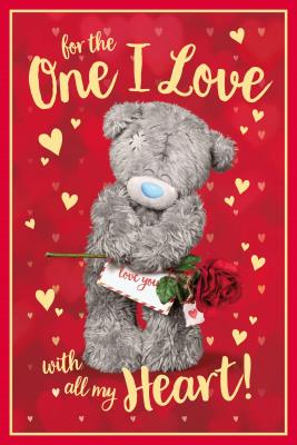 Opakowanie Karnet holograficzny 3D - For the one I love