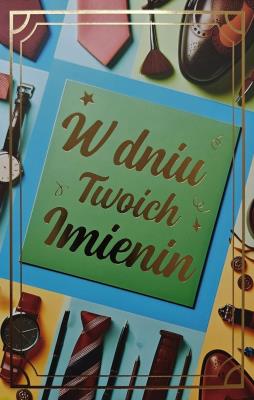 Opakowanie Karnet Imieniny męskie 2K-190