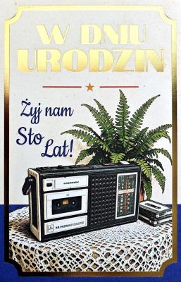 Opakowanie Karnet JCX Urodziny