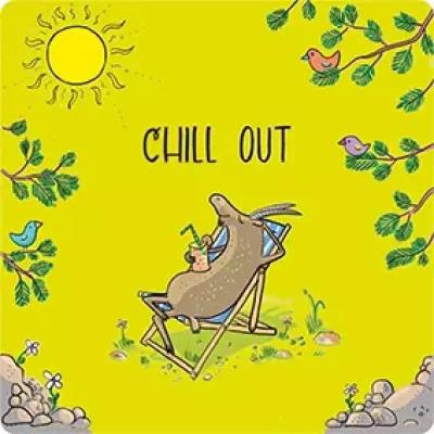 Opakowanie Karnet jednostronny Chill out