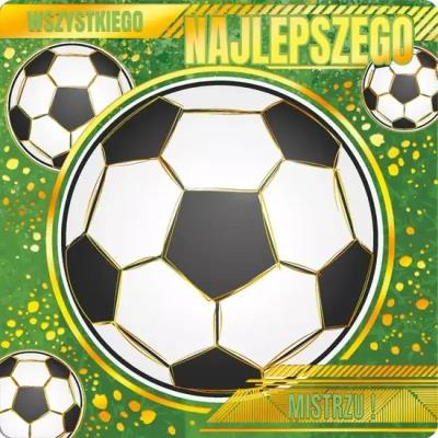 Opakowanie Karnet jednostronny Piłka nożna