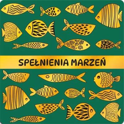 Opakowanie Karnet jednostronny Złote rybki