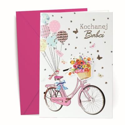 Karnet Kochanej Babci. Wydawca: Kalpol. SmakLiter.pl Opakowanie Karnet Kochanej Babci