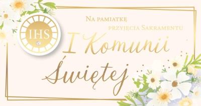 Opakowanie Karnet Komunia