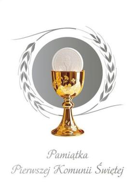 Opakowanie Karnet Komunia