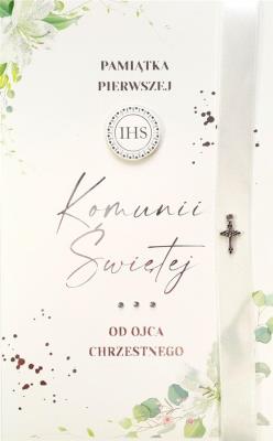 Opakowanie Karnet Komunia Ojciec chrzestny LUX-56