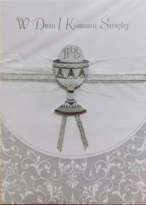 Opakowanie Karnet Komunia Premium B6 + koperta wzór nr 001