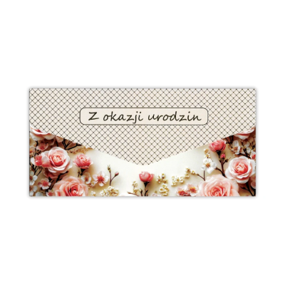 Opakowanie Karnet-koperta W dniu urodzin