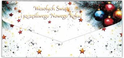 Opakowanie Karnet-koperta Wesołych Świąt