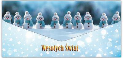 Opakowanie Karnet-koperta Wesołych Świąt