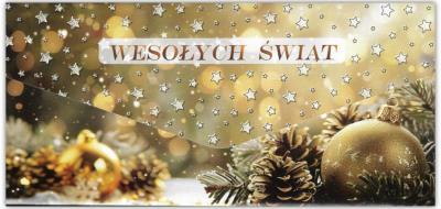 Opakowanie Karnet-koperta Wesołych Świąt