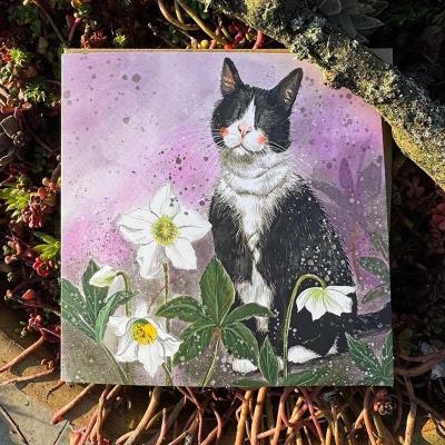 Karnet Kot i ciemierniki. Wydawca: Alex Clark. SmakLiter.pl Opakowanie Karnet Kot i ciemierniki