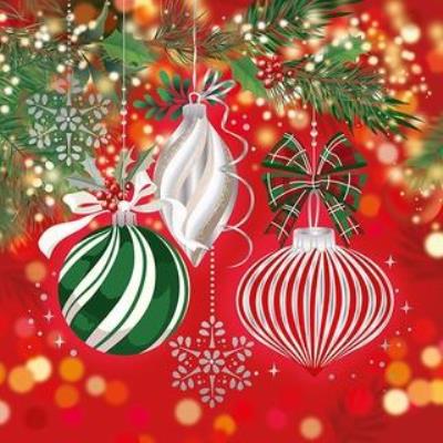 Opakowanie Karnet KW Boże Narodzenie - Christmas Ornaments