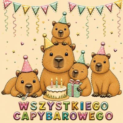 Opakowanie Karnet KW Cute kapibary