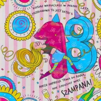 Karnet KW Hologram 18 Różowa. Wydawca: Henry. SmakLiter.pl Opakowanie Karnet KW Hologram 18 Różowa