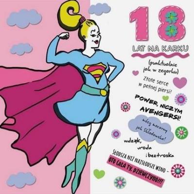 Karnet KW Hologram 18 Supermenka. Wydawca: Henry. SmakLiter.pl Opakowanie Karnet KW Hologram 18 Supermenka