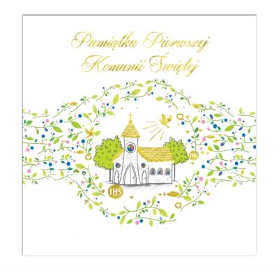 Opakowanie Karnet KW Komunia. Kościół