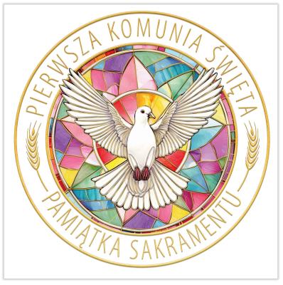 Opakowanie Karnet KW Komunia Witraż