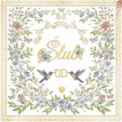 Karnet KW Ślub Barokowo. Wydawca: Henry. SmakLiter.pl Opakowanie Karnet KW Ślub Barokowo