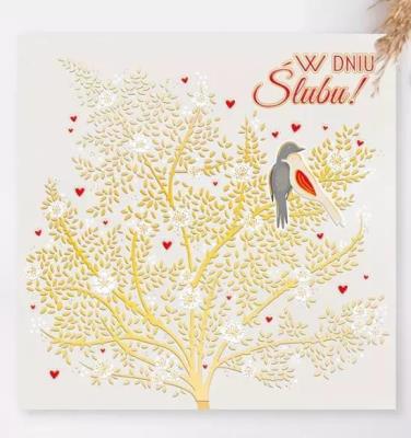 Karnet KW Ślub Drzewo. Wydawca: Henry. SmakLiter.pl Opakowanie Karnet KW Ślub Drzewo