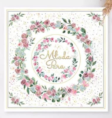 Karnet KW Ślub Gipsówka. Wydawca: Henry. SmakLiter.pl Opakowanie Karnet KW Ślub Gipsówka