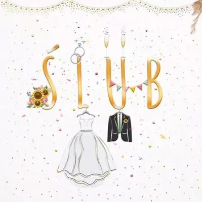 Karnet KW Ślub Państwo Młodzi. Wydawca: Henry. SmakLiter.pl Opakowanie Karnet KW Ślub Państwo Młodzi