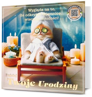 Opakowanie Karnet KW video Ark Life Urodziny