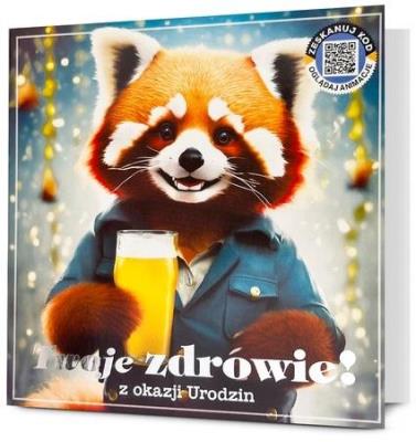 Opakowanie Karnet KW video Ark Life Urodziny