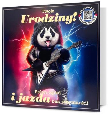 Opakowanie Karnet KW video Ark Life Urodziny