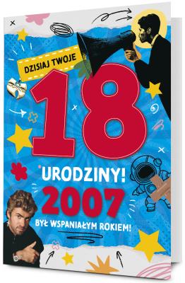 Opakowanie Karnet Mega Urodziny 18
