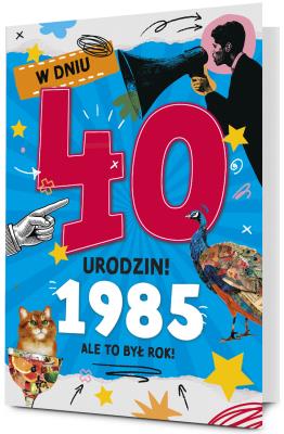 Opakowanie Karnet Mega Urodziny 40