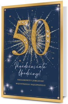 Opakowanie Karnet Mega Urodziny 50