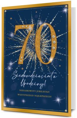 Opakowanie Karnet Mega Urodziny 70