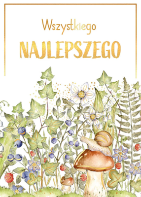 Opakowanie Karnet mini B8 Las w słoiku