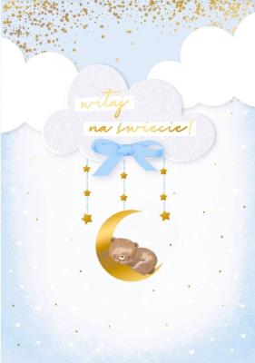 Karnet Narodziny. Wydawca: Kukartka. SmakLiter.pl Opakowanie Karnet Narodziny