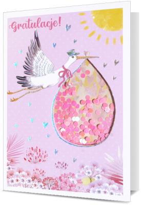 Opakowanie Karnet Narodziny